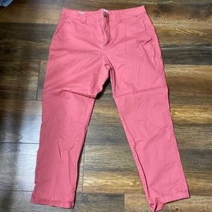 Women’s size 12 Gap girlfriend chinos. Pink